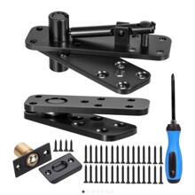 不锈钢木门天地转轴柜门暗藏上下合页定位隐形铰链360°天地转轴