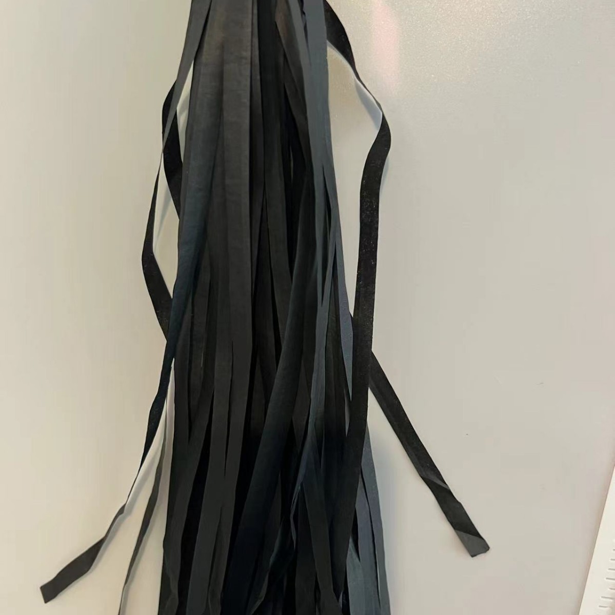 술 비 실크 커튼 블랙 25*35CM