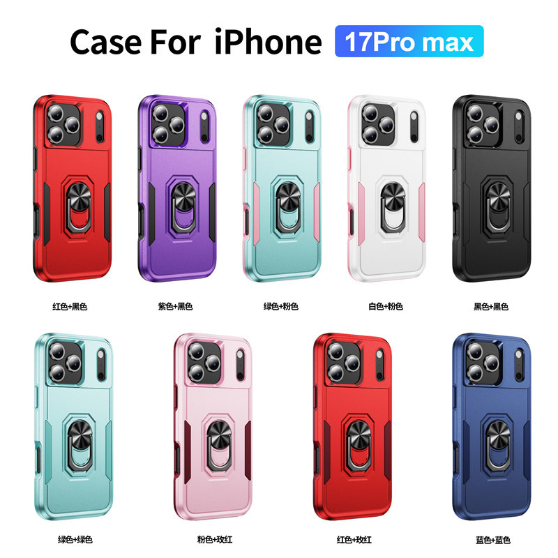 iPhone 16 Pro Max telefon kılıfı Apple 15 manyetik stand darbeye dayanıklı kontrast renkli koruyucu kılıf tam kapsamlı