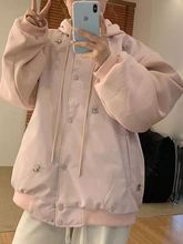 美式夹克棉衣女冬季新款感棉服棒球服夹棉外套潮