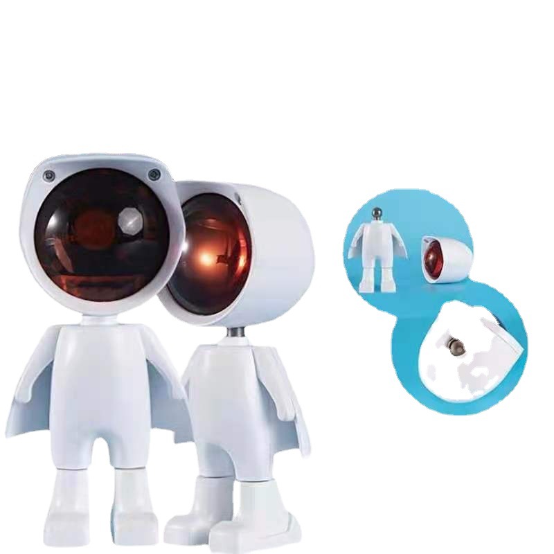 Lámpara de atmósfera mini LED de puesta de sol/arcoíris, robot/astronauta, efecto cambiante, estilo INS, luz nocturna