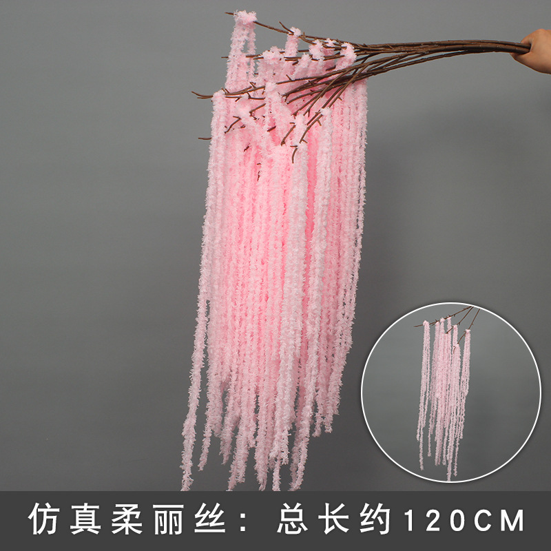 10 flores rosadas bodas flores de seda decoración floral flores falsas hortenida Wenxin Road Artes florales otros