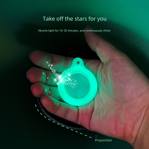 Silicone Case for Apple AirTag Tracker, Anti-lost and Anti-fall, Soft Solid Color AirTag Shell Cover