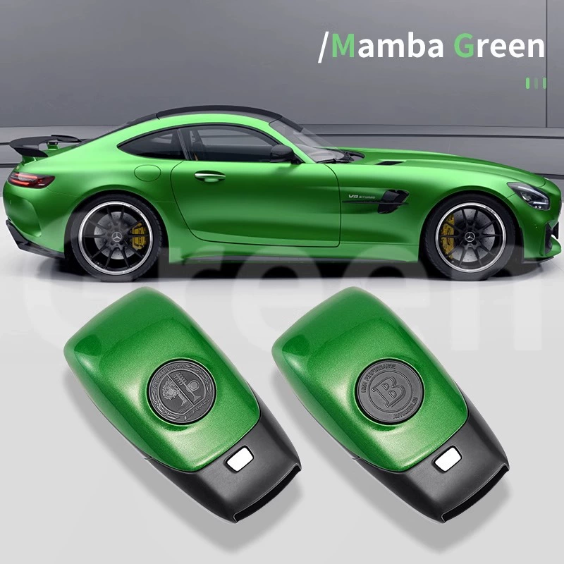 Крышка заднего контура пульта дистанционного управления Mercedes-Benz, модифицированный корпус ключа AMG, новый для A-класса CLA GLA GLE, яблоня черный воин