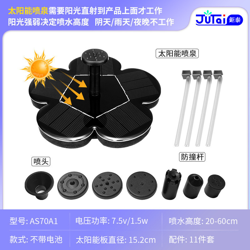 1.5W-[배터리가 없는 꽃잎 매화분수] 핫 추천