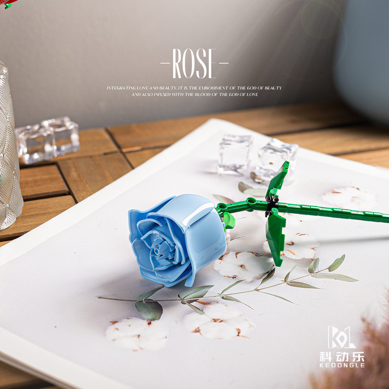 【メーカー直送】ゴッホの月光の花の家 積み木 ローズブーケ DIY 同型 女性教師向け ホリデーギフト|undefined