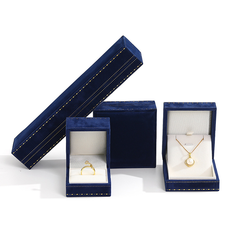 Royal blue; lace long chain box (220*55*36)