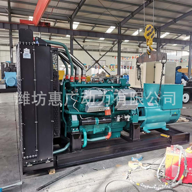 上柴乾能300KW开架式柴油发电机组12V135AZD 可配备自启停