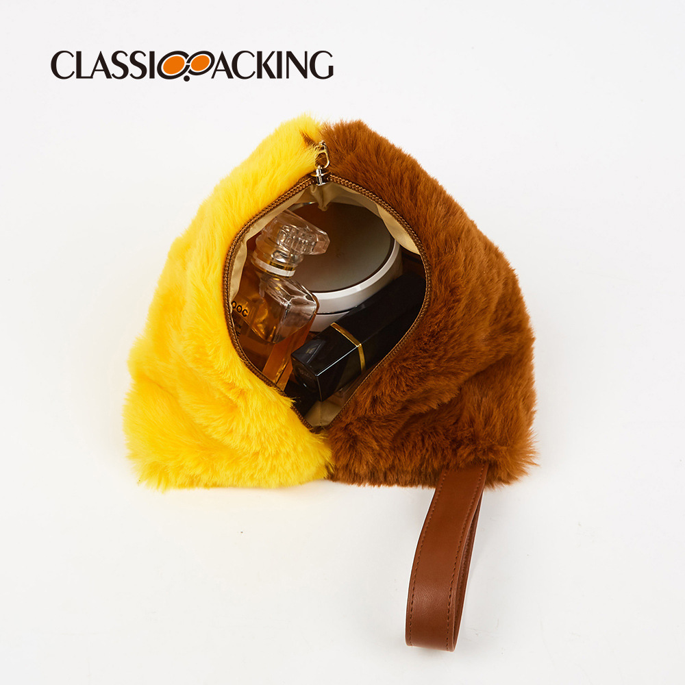 Bolsa de felpa de diseño de fábrica 2022 nueva moda de invierno bolso de lana de cordero personalizado todo-fósforo bolso de mujer portátil