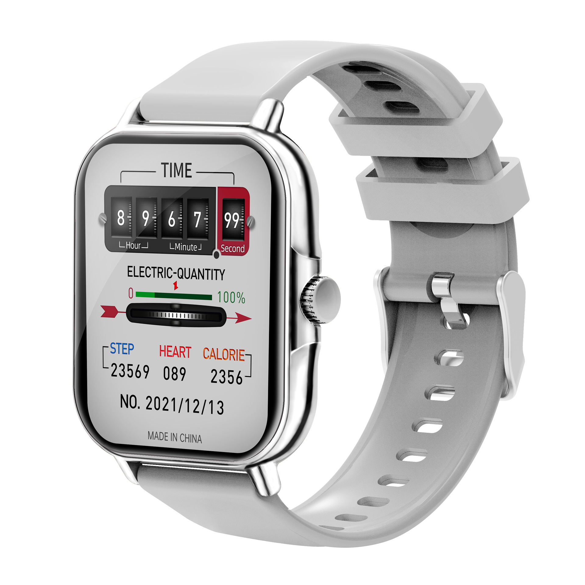 Nueva L21PLUS llamada Bluetooth reloj inteligente codificador HD voz asistente de la presión arterial del ritmo cardíaco pulsera inteligente