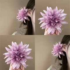オリジナルの超仙紫色のウニの花のヘアピンの海の雰囲気感は鏡に対してシミュレーションします。
