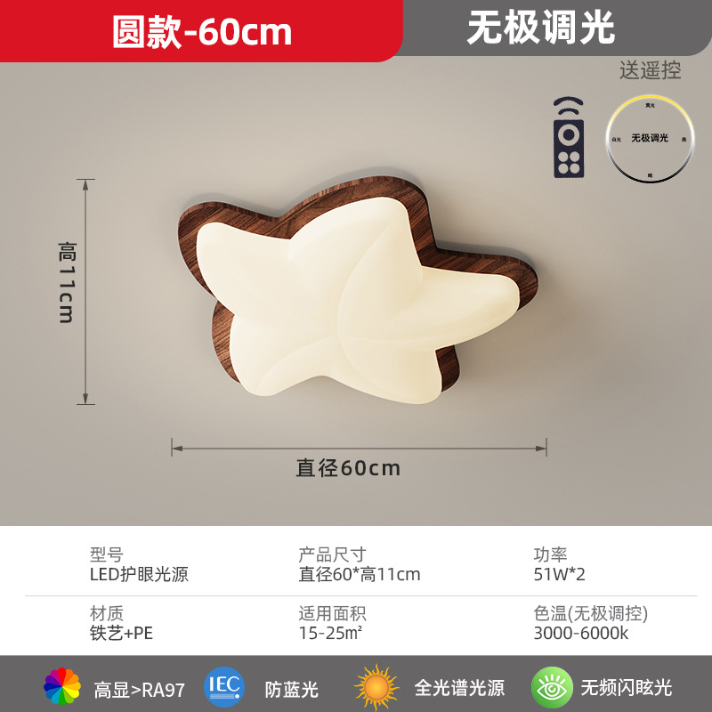 Lámpara de techo de dormitorio, estilo antiguo, libro retro, luz de propietario, LED, espectro completo, súper brillante, nueva lámpara creativa de dormitorio principal