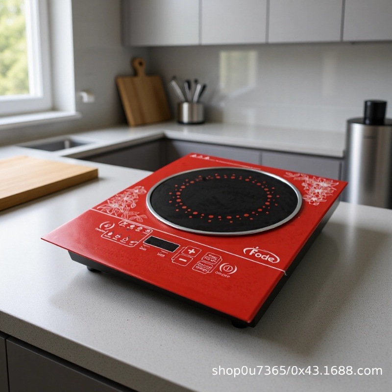 Smart Induction Cooker for Home Use with Timer for Stir-Frying, Steaming, and Cooking All-In-One Pot, High-Power Electric Ceramic Stove for Tea Brewing, Battery Stove Batch