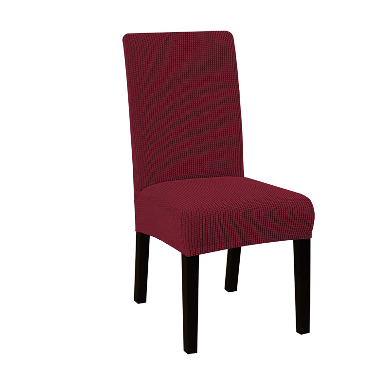 Cubierta de la silla impermeable elástica transfronteriza medio paquete cubierta de la silla engrosada hotel restaurante banquete cubierta protectora