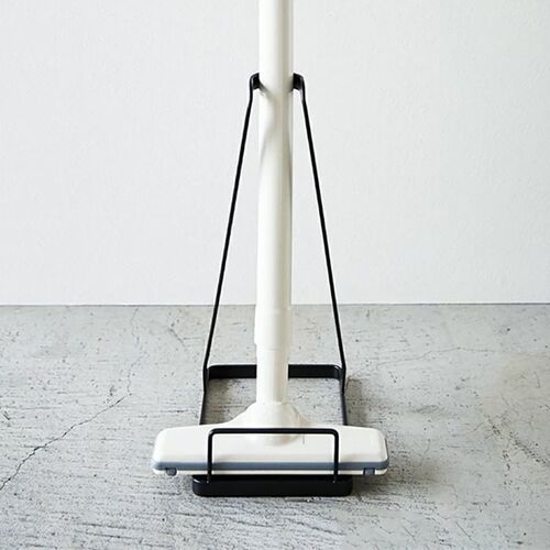 Household foldable Japanese style vacuum cleaner storage rack, iron duster storage rack living room organization storage stand