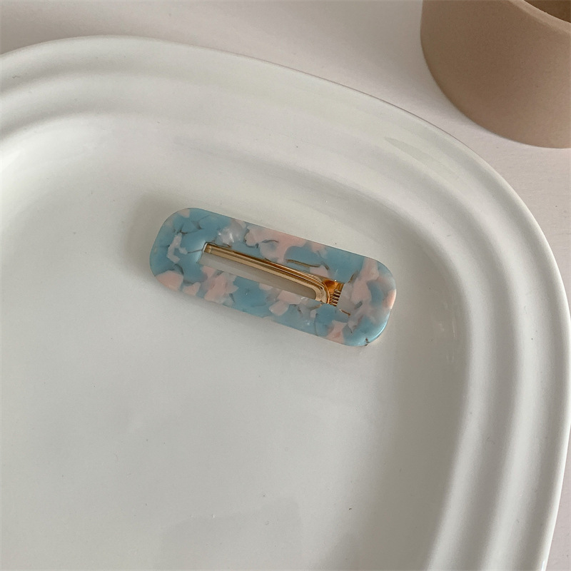 蓝色大理石方形款