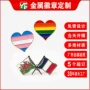 纪念定制金属五角星证章