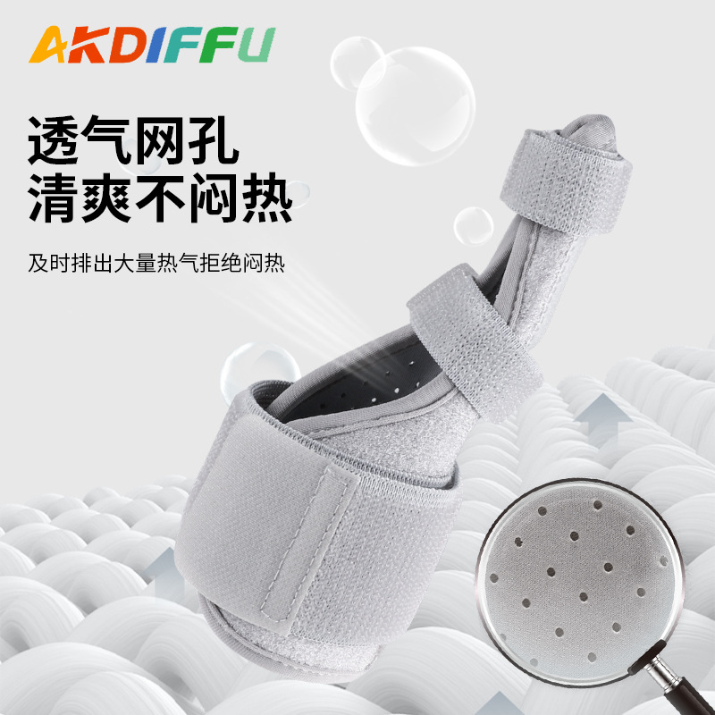 Nueva vaina del tendón fijo del dedo gordo, soporte de la placa, teclado de la mano de la madre, mouse, presión de la mano, protección de la muñeca ajustable