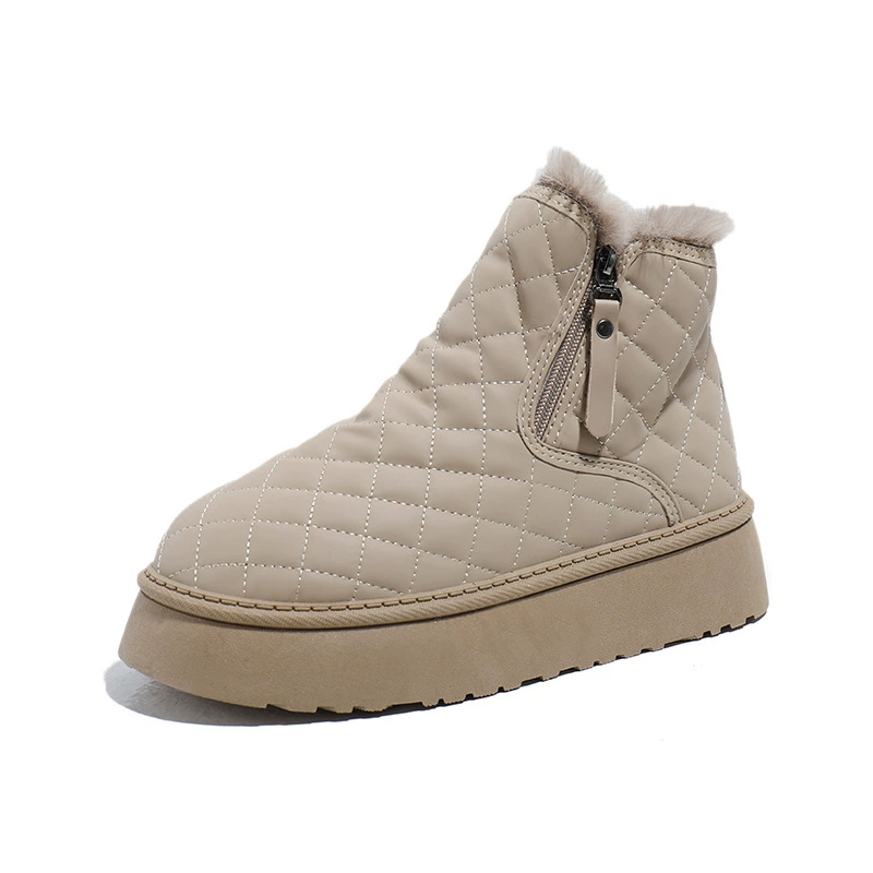 Снежные сапоги женский 2023 новый зимний бархат утолщение Мартин сапоги короткие сапоги женская обувь дикая теплая студенческая хлопковая обувь
