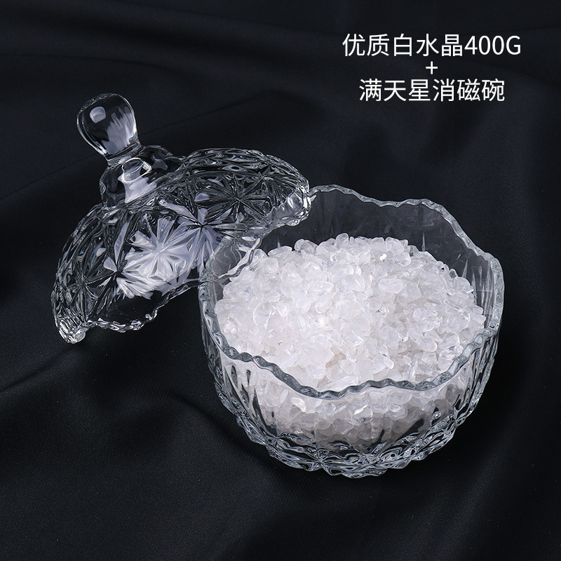 Chất lượng cao tinh thể trắng 400G gypsophila khử từ bát