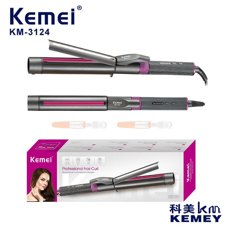 Kemei rizador de cabello transfronterizo KM - 3124 no daña cabello damas rizador de cabello ondas grandes clipes de cabello ajustables image 1