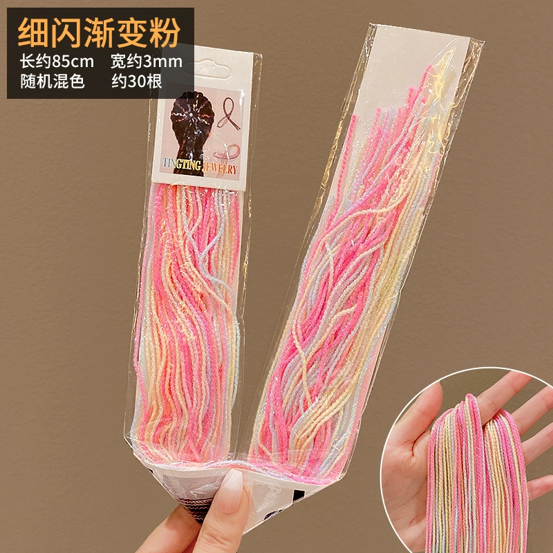 Dreadlocks for braiding hair, hair rope, children's hair band, hair accessory with pigtail