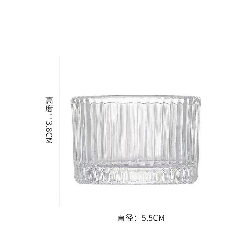 Vaso para Velas Aromáticas de Vidrio para Velas en Bloque image 6