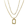 Brand necklace, small design pendant, chain for key bag , 2022 collection, simple and elegant design, Korean style