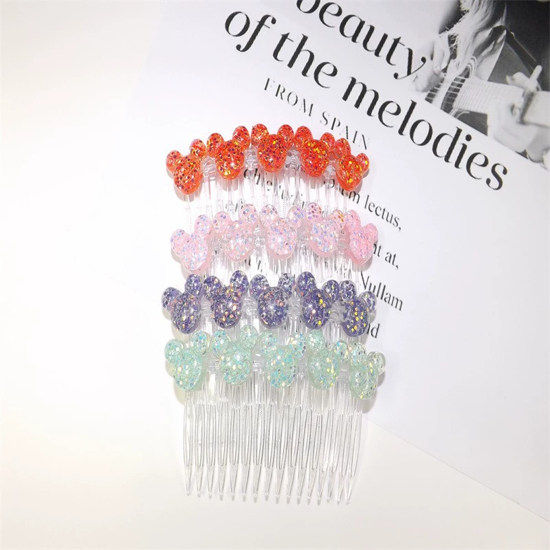 Летние детские мультяшные ногтиSequins, с маленькими медведями