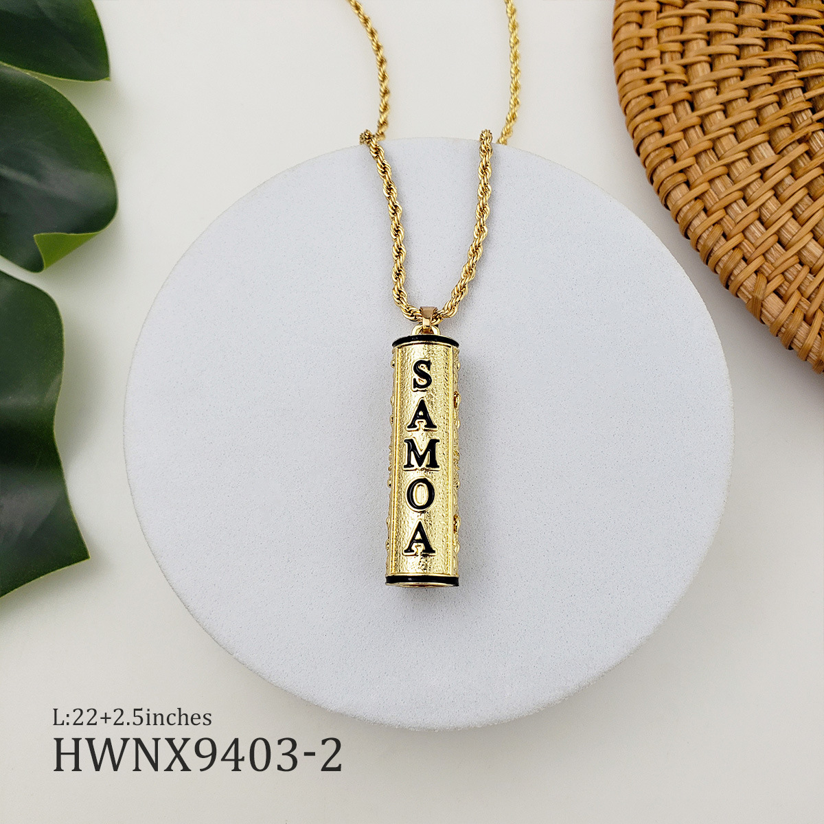 Ethnic Style Letter Flower Alloy Plating Unisex Pendant Necklace 1 Piece