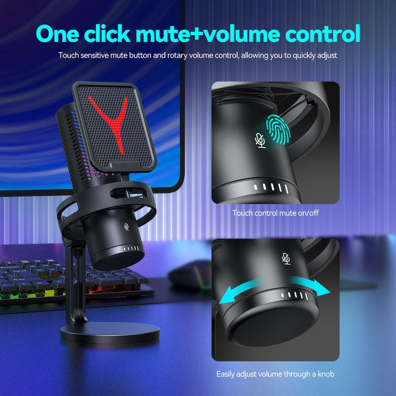 新発売の人気商品 コンデンサー ゲーミングRGBマイクGM7 ストリーミング|undefined