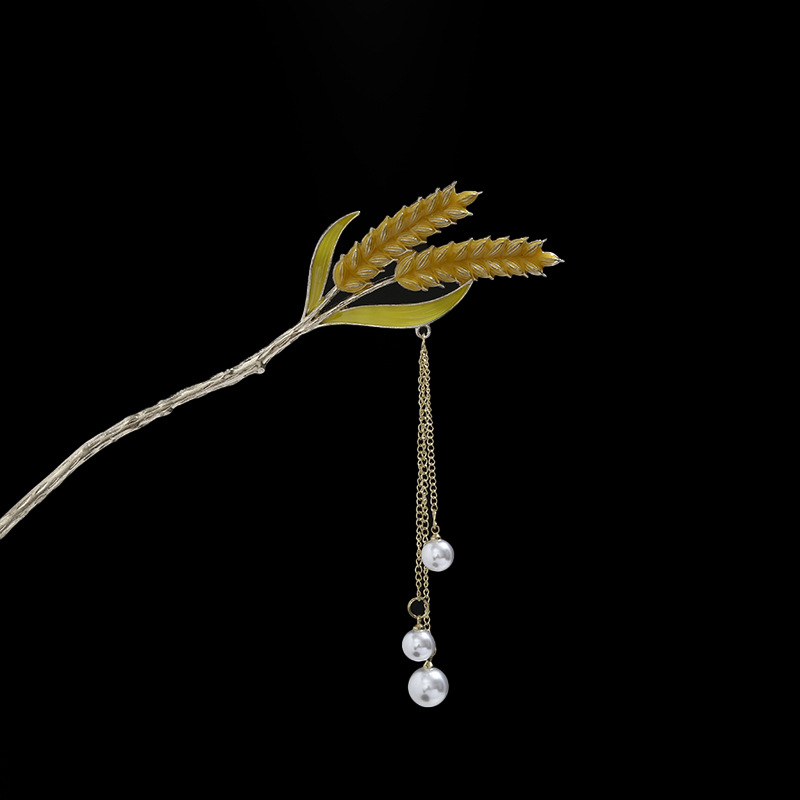 Rosa azul y blanco rhinestone flor horquilla mujeres de alto grado paso sacudida borla rizador de pelo horquilla estilo antiguo hanfu accesorios para el cabello otoño