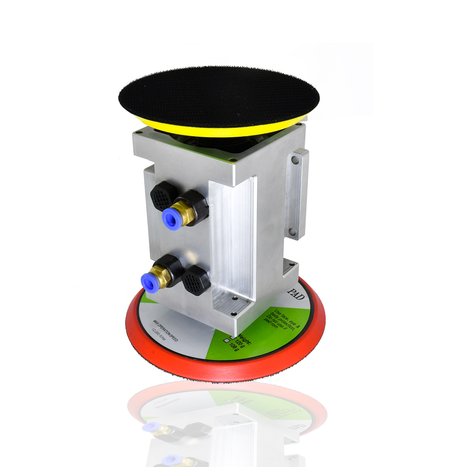 自动化双头轴向气动浮动力控打磨一体机机械手手臂专用干磨抛光机