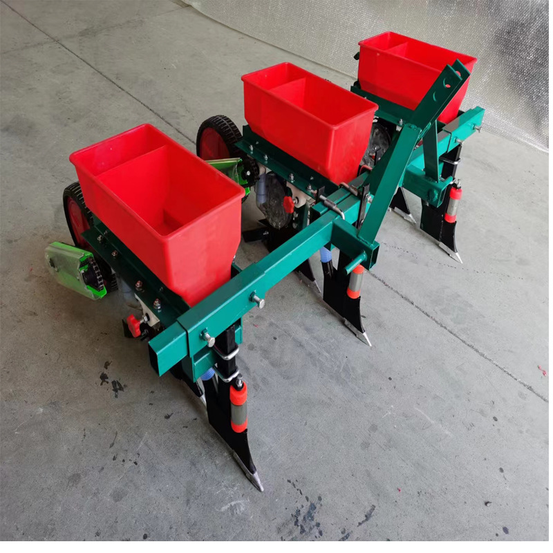 农用玉米播种机手扶拖拉机带双行多行玉米大豆花生种植施肥一体机