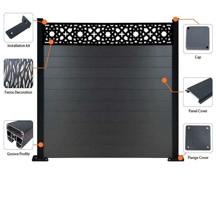 Shengjie внутренний двор открытый вилла забор алюминиевый ограждение ограждение алюминиевый забор балкон двор садовый ограждение