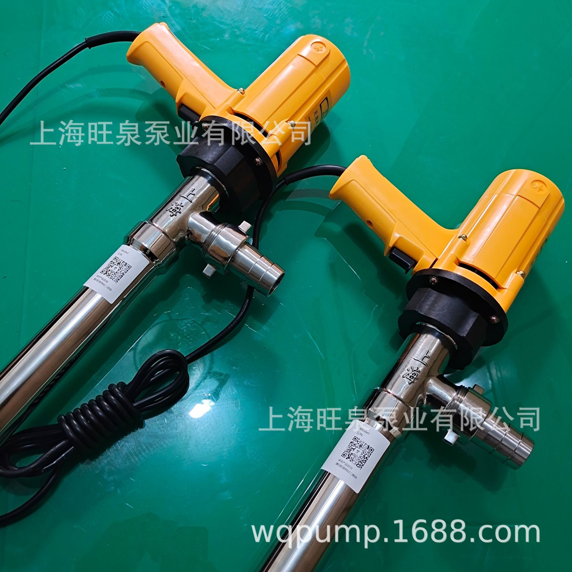 旺泉牌SB-6-1000全不锈钢插桶泵、电动抽液泵