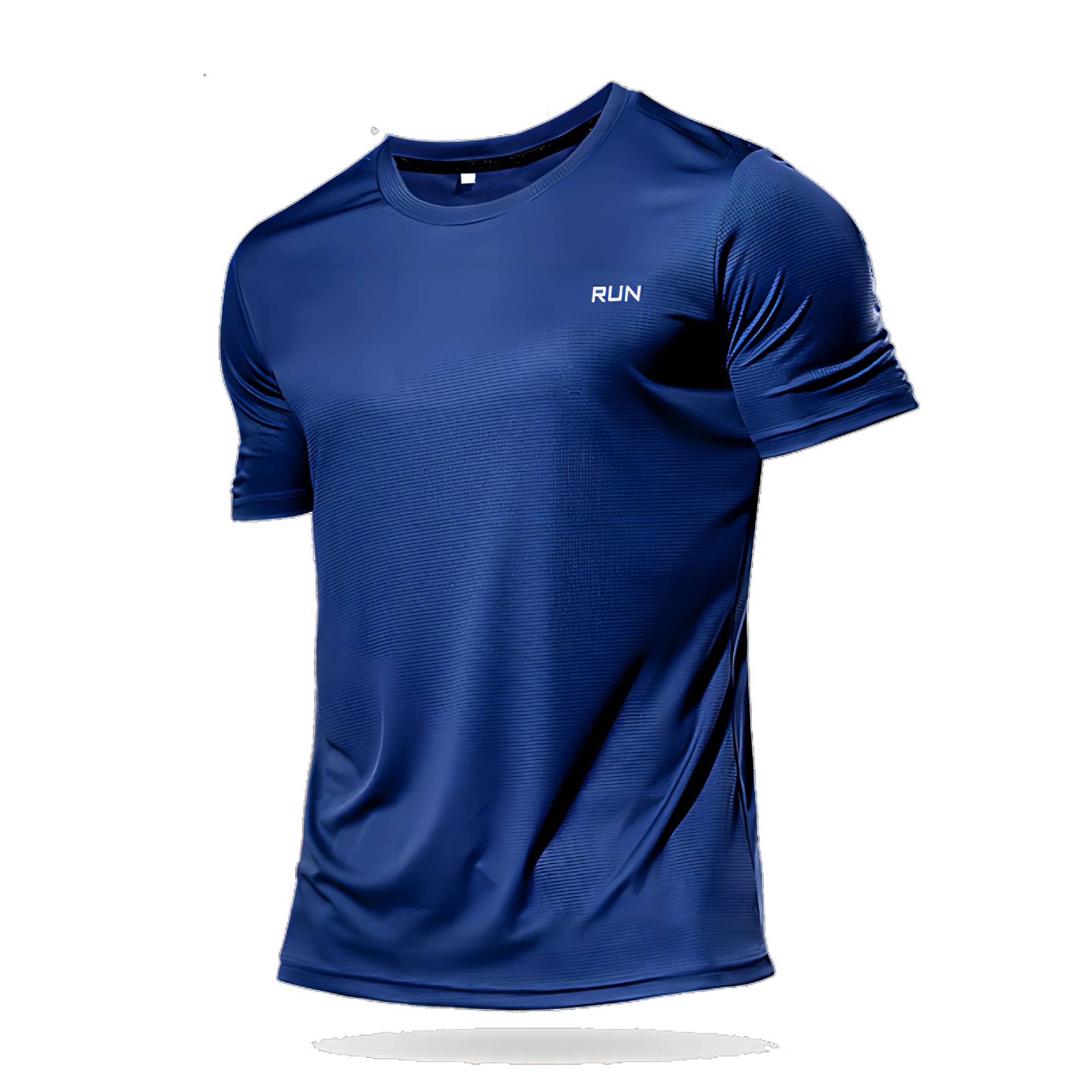 Venta caliente transfronteriza maratón seda de hielo correr camiseta de secado rápido transpirable hombres y mujeres sueltos deportes camisetas de manga corta fitness verano