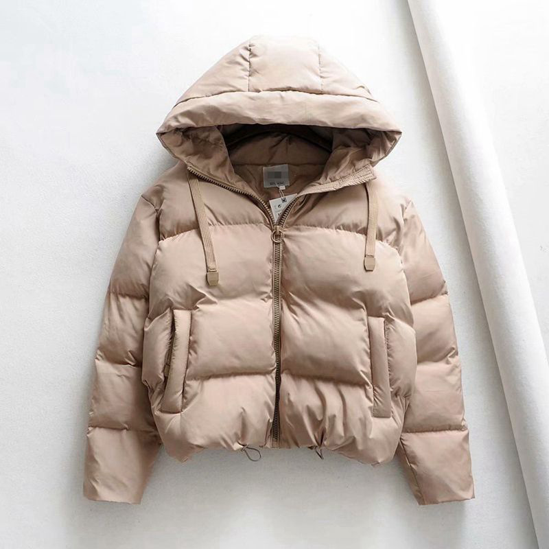 Cotton Padded Jacket Winter Hooded Parkas Woman Warm Down Ja