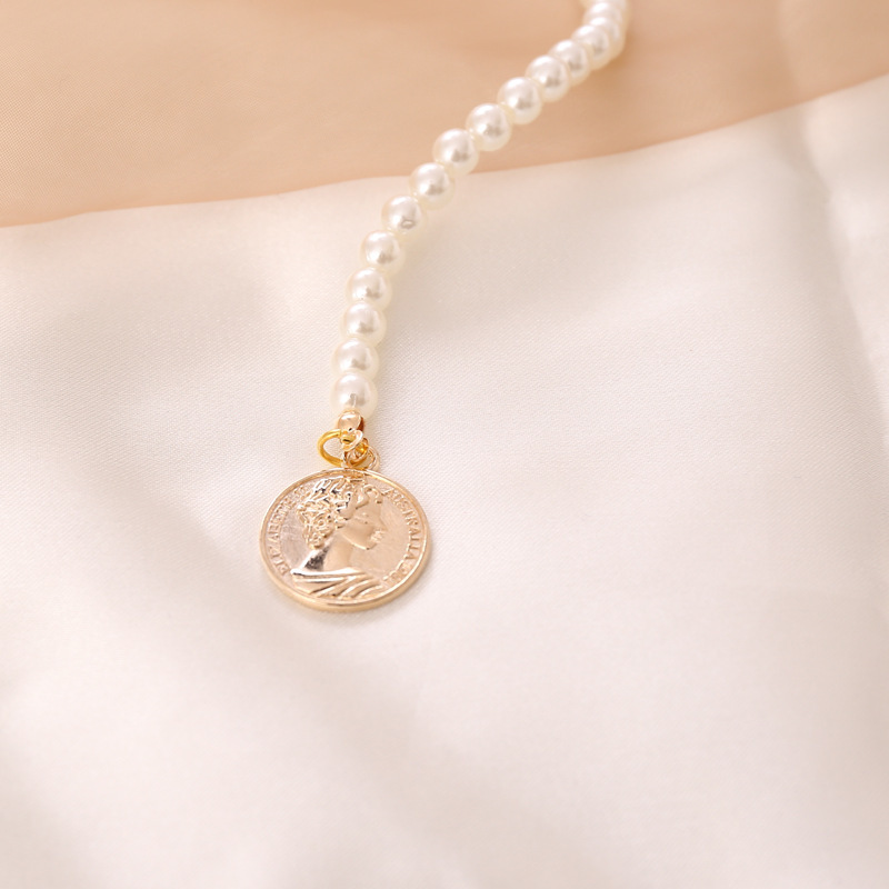 30g Weight Bracelets, Necklace Classification Necklace + Jewelry Quantity Holiday, Daily Occasion Artificial Pearl, Alloy Material Round Pattern Women's Gender Beaded Design Simple Style Style Simple Style Round Artificial Pearl Alloy Beaded Women's Bracelets Necklace 8