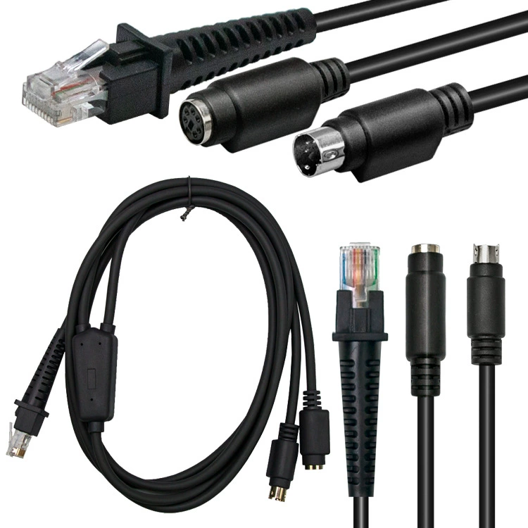 Applicable to DataLogic DataLIC GD4130 4400 bar code scanning gun KB keyboard PS2 data cable 3 meters