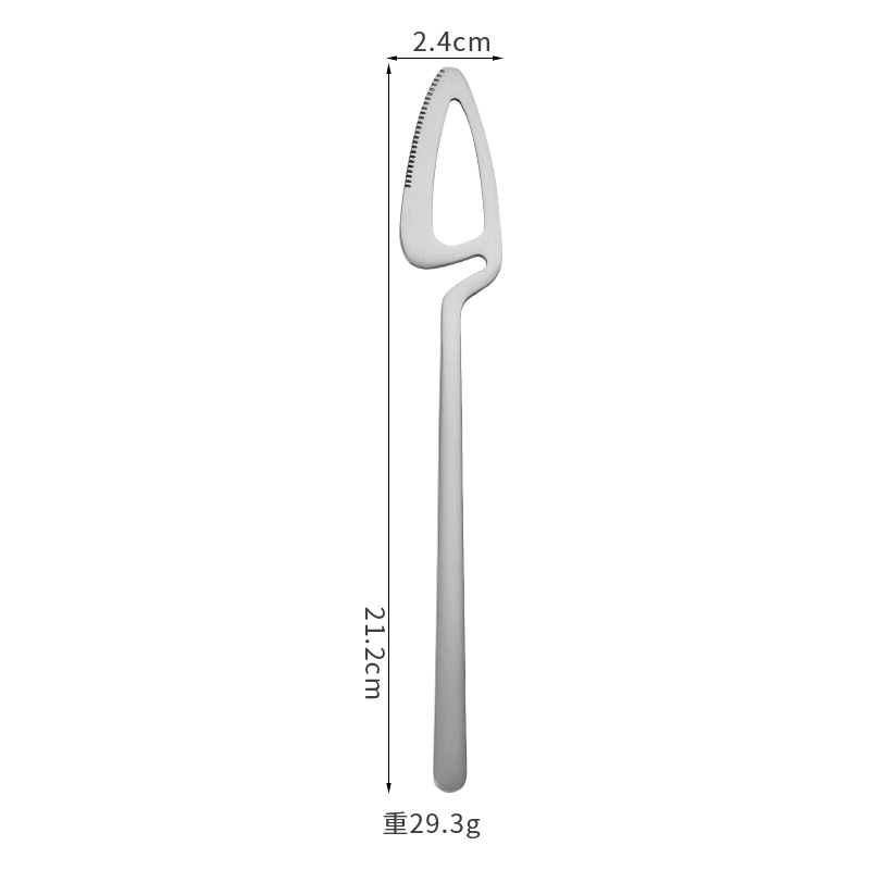 Amazon 304 acero inoxidable montado en la pared de titanio plateado cuchillo y tenedor cuchara vajilla occidental creativo taza de café cuchara larga cuchara de hielo tenedor