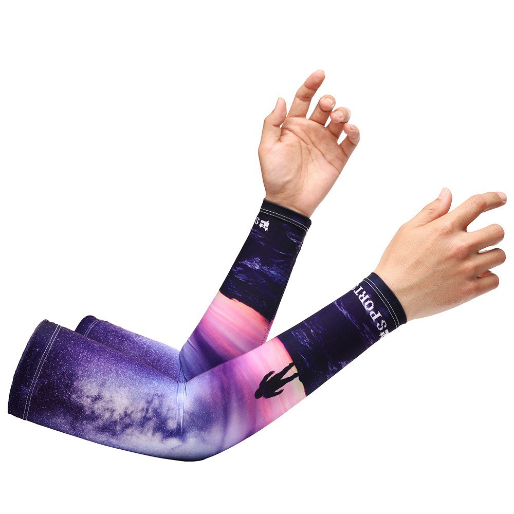Manga de hielo de protección solar manga hombres y mujeres manga de mano de seda de hielo protección del brazo protección solar verano guantes delgados