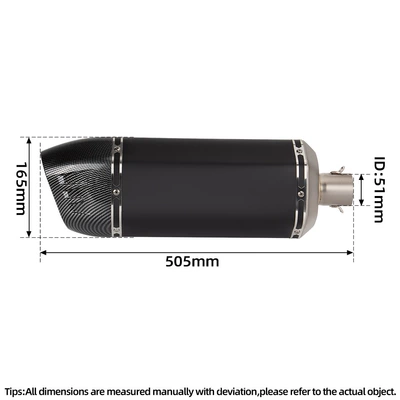 exhaust pipe universal exhaust tail: Motorcycle exhaust pipe