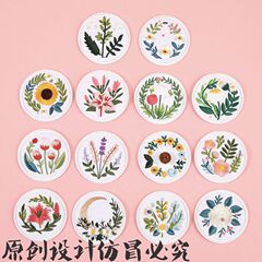 クロスボーダークリエイティブ多用途花刺繍布ステッカー修理装飾ステッカー DIY 手作りステッカー衣類アクセサリーデカール卸売