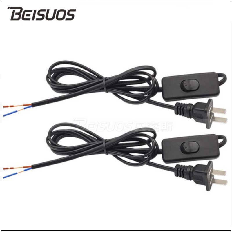 国标两插好303线上开关台灯床头灯船型翘板按钮中途控制带线开关