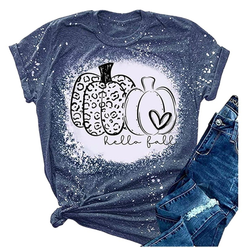 Europa y América nuevos elementos de Halloween Impresión digital manga corta hombres y mujeres Amazon fabricantes suministran 3D camiseta de las mujeres