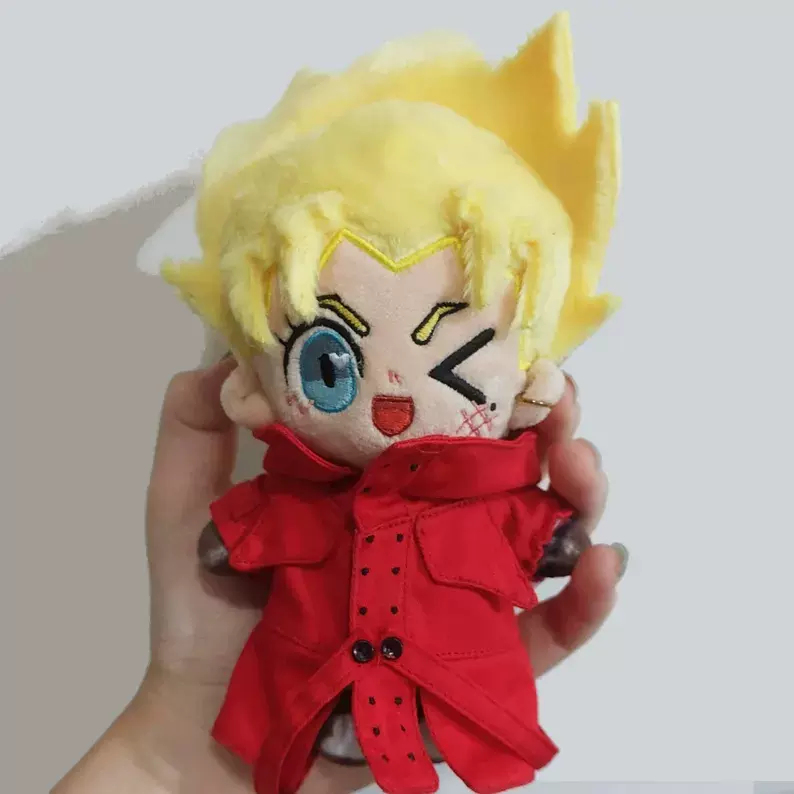 跨境新款Trigun 98' Vash + Wolfwood Plush 枪神毛绒玩偶公仔