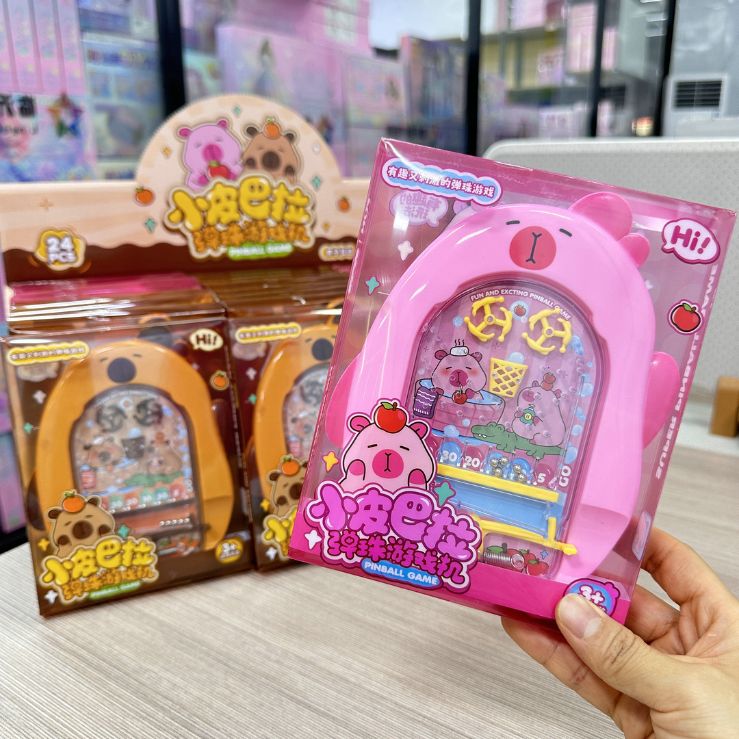 Simulated Capybara Pinball Game Machine Parent-Child Interaction Development Hand-Brain Coordination Boys and Girls Children's Toys Wholesale Stall