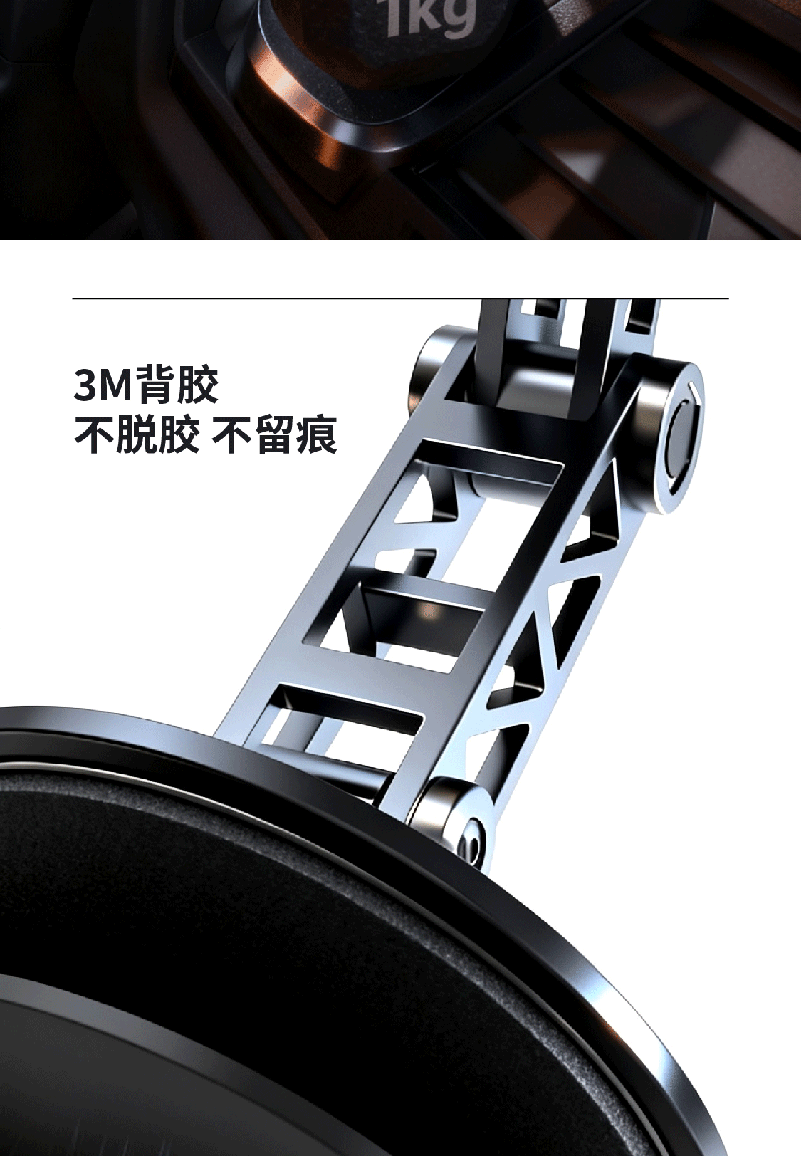 New car phone holder, mechanical arm phone stand 70% off foldable dashboard 360-degree rotatable magnetic holder