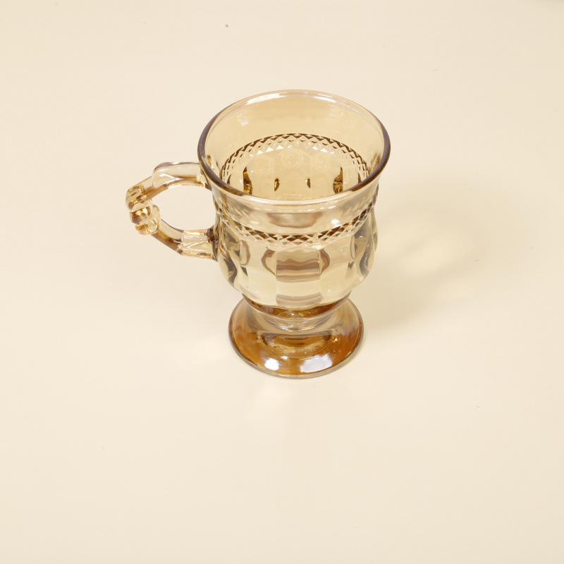 반투명 호박색 컵 - 0x0cm